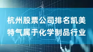 杭州股票公司排名凯美特气属于化学制品行业